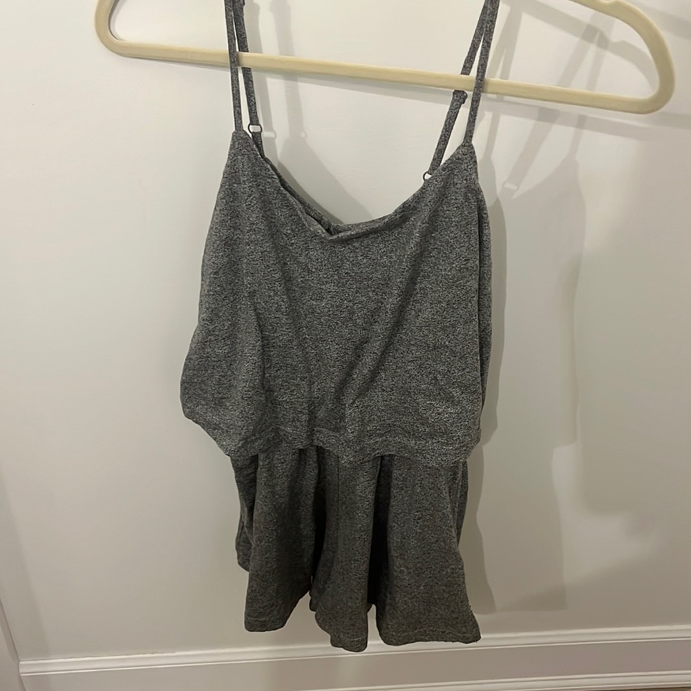 Gray Topshop Romper